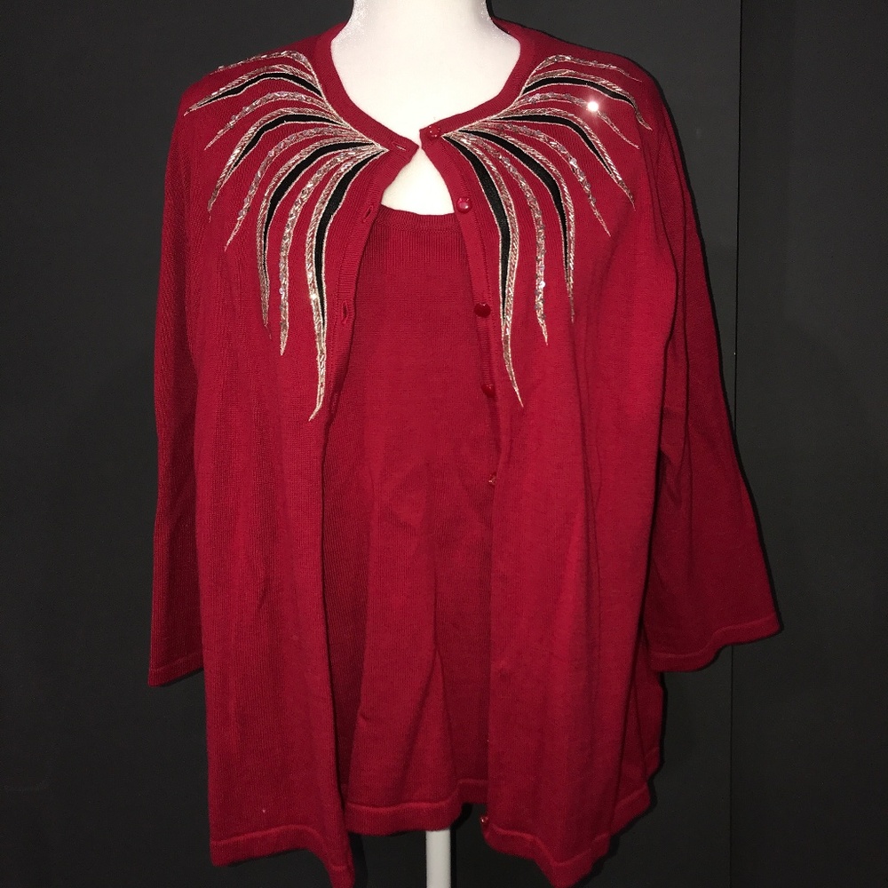 Red Cardigan
